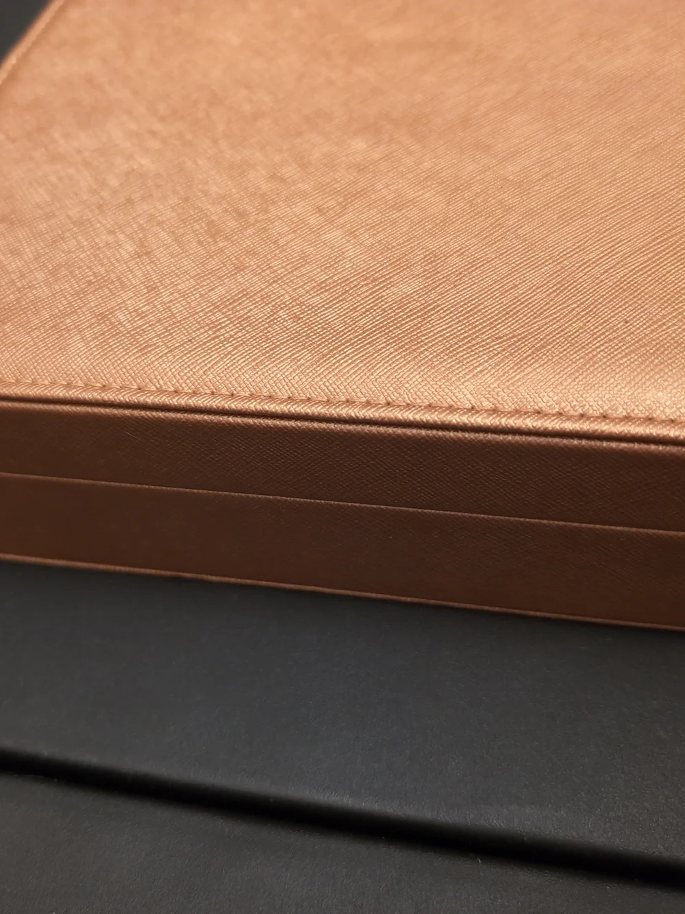 Large Jewelry Organizer Box in Copper Tone
